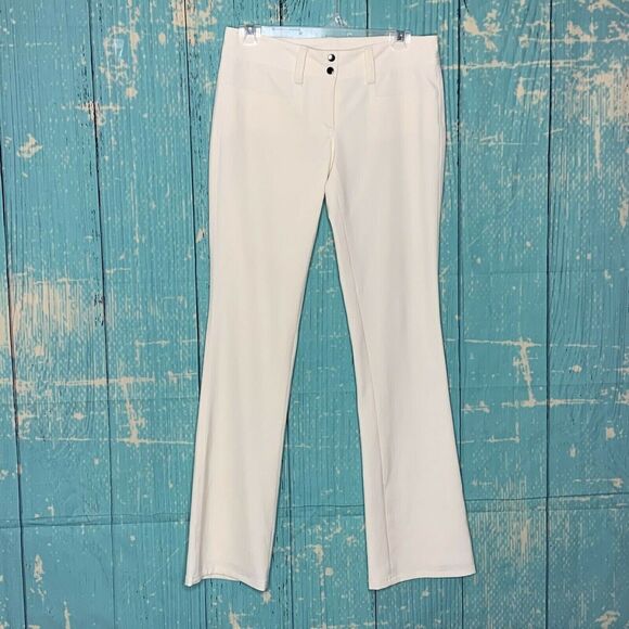 Worth Cream Low Rise Boot Cut Pants Size 0 - Picture 10 of 11